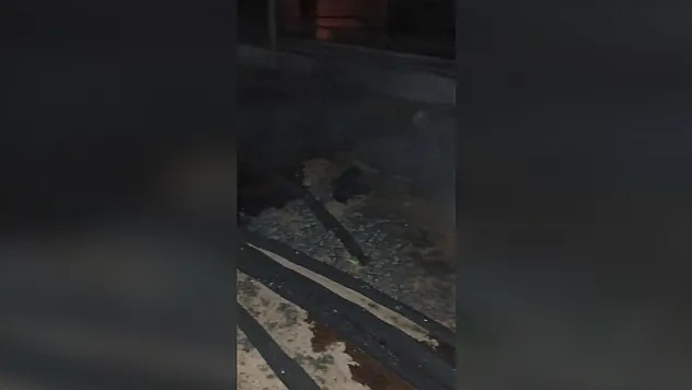 Ahırda çıkan yangın korkuttu