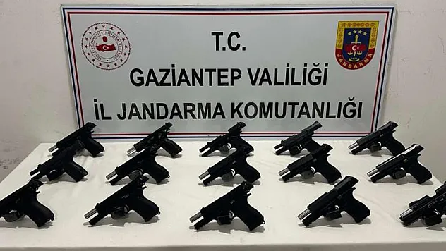 15 adet ruhsatsız tabanca ele geçirildi