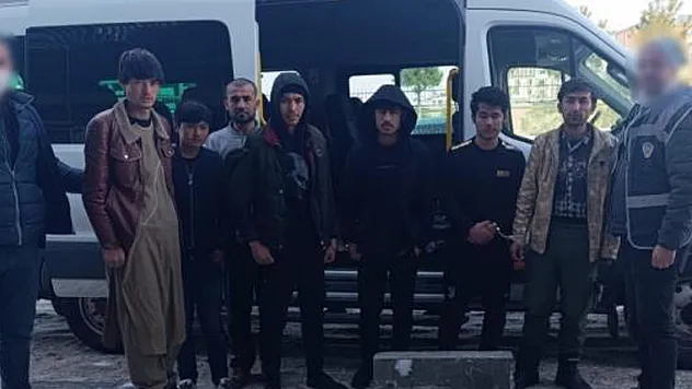 7 düzensiz göçmen yakalandı