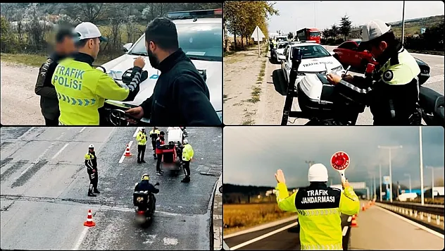 Motosiklet sürücülerine 326 bin 472 işlem yapıldı