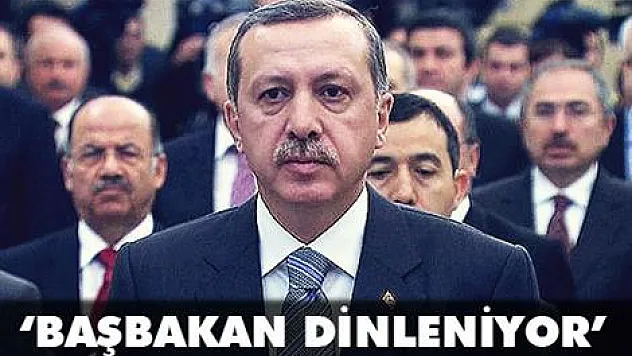 'Başbakan dinleniyor'
