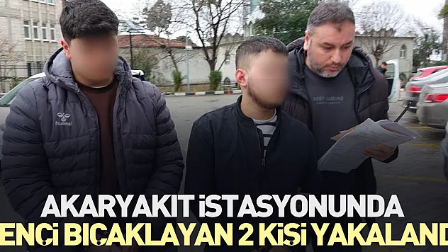 Motosikletteki genci bıçaklayan 2 kişi yakalandı