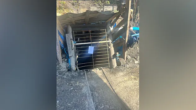 Polisten ruhsatsız maden ocağı denetimi