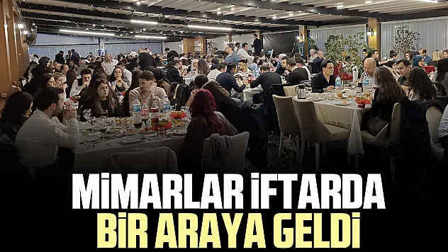 MiMARLAR iFTARDA BiR ARAYA GELDi