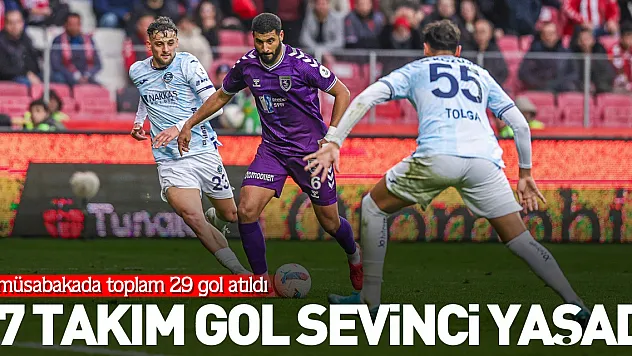 17 takım gol sevinci yaşadı