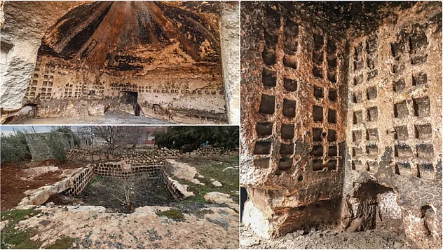 Roma dönemine ait columbariumlar kayıt altına alınıyor