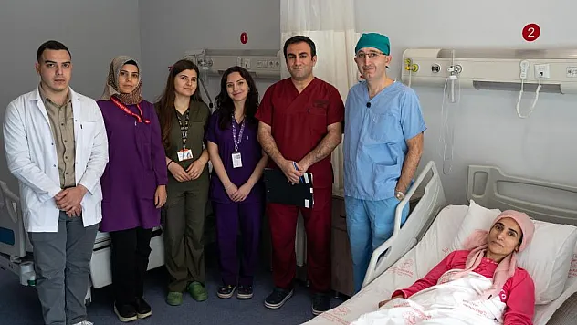 Rahminden 7 kiloluk tümör çıktı