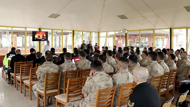 Jandarma personeline orman yangını eğitimi