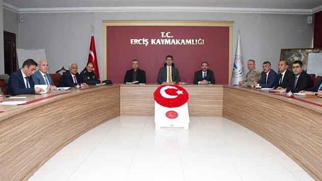 Erciş'te hazırlık toplantısı yapıldı
