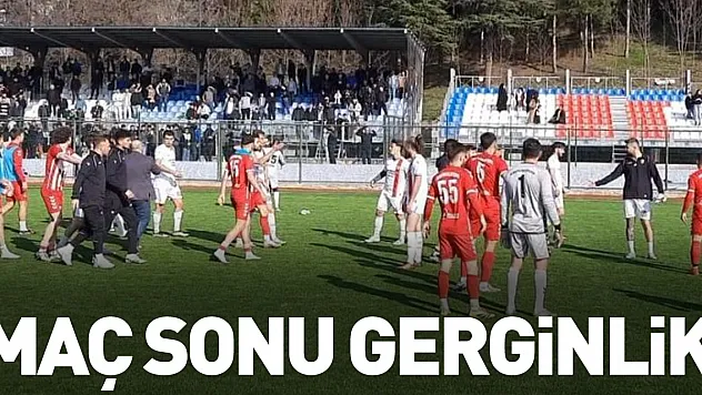 Maç sonu gerginlik