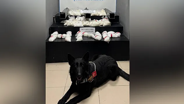 34 kilogram metamfetamin ele geçirildi