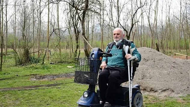 Bedensel engelli Galip Beşer'e bayram hediyesi