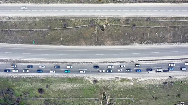 Anadolu Otoyolu'nda bayram tatili hareketliliği