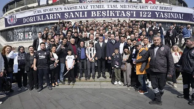 Beşiktaş'ta bayramlaşma töreni