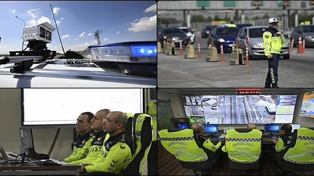 Jandarma bayram trafiğini havadan ve karadan denetliyor