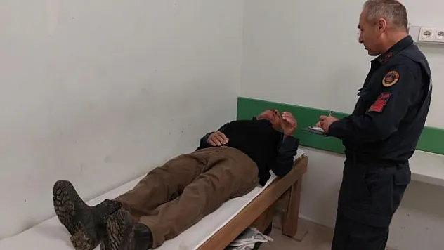 Motosiklet sürücüsü hastanelik oldu