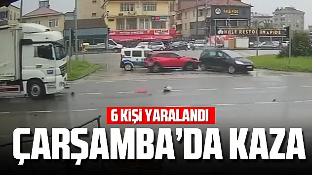 Samsun'da kaza: 6 yaralı