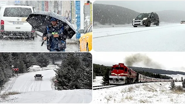 Bazı illerde nisanda kar etkili oldu