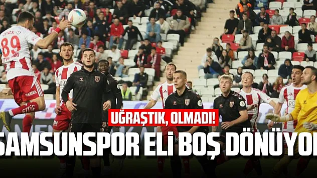 Yine Puansız: Antalyaspor: 2 - Samsunspor: 1