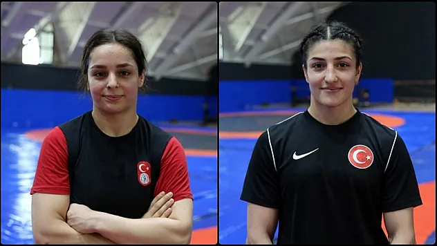 Milli güreşçiler Elvira ve Tuba'nın hedefi altın