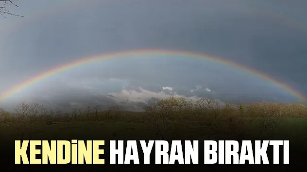 kendine hayran bıraktı