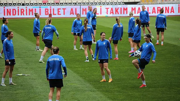 Slovenya Kadın Milli Takımı, Türkiye maçına hazır