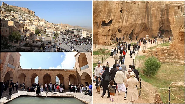 Tarihi kent Mardin ziyaretçi akınına uğradı