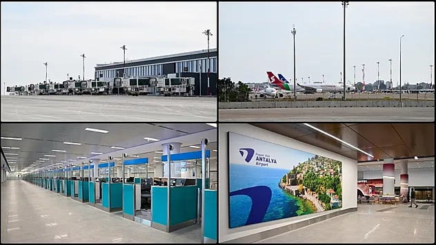 Antalya Havalimanı artan kapasitesiyle yaz sezonuna hazır