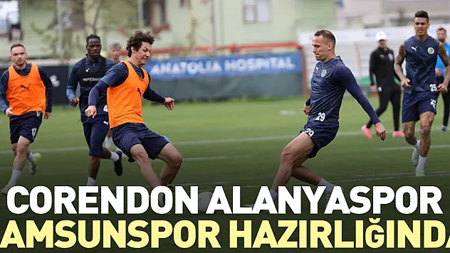 Alanyaspor Samsunspor hazırlığında