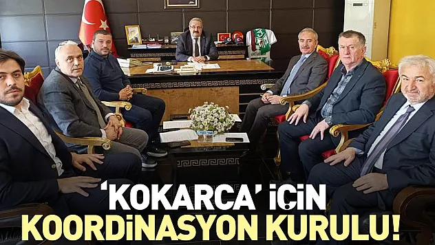 'Kokarca' için koordinasyon kurulu!