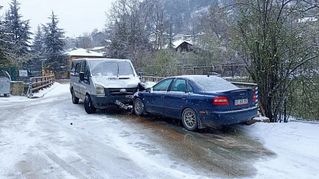 Bolu'da buzlanma nedeniyle kaza