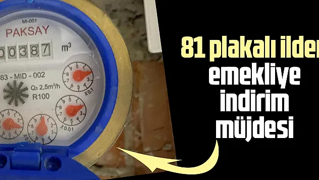 81 plakalı ilden emekliye indirim müjdesi