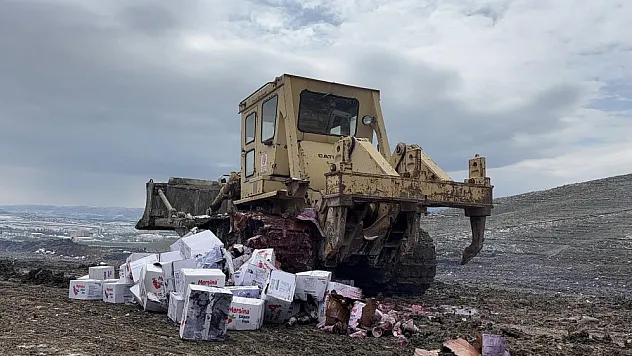 Çorum'da onlarca şişe şalgam imha edildi