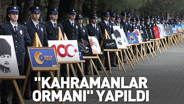 'Kahramanlar Ormanı' yapıldı