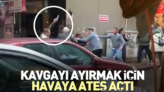 Uzman çavuş havaya ateş açtı