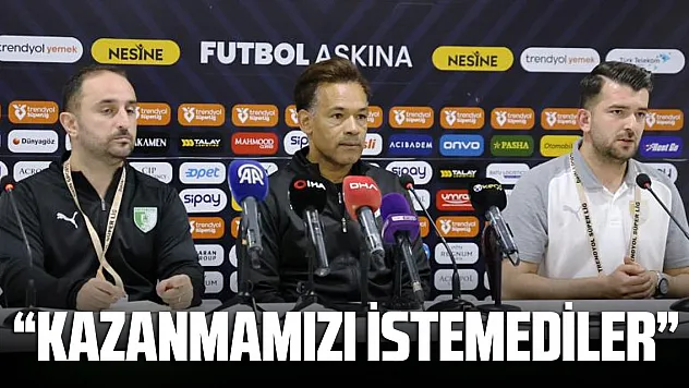 Jose Morais: 'Kazanmamızı istemediler'