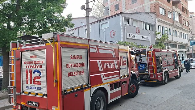 Tekstil atölyesinde yangın çıktı