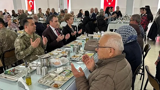 Kaymakam Memiş, Şehit ve Gazi aileleri yemeğinde