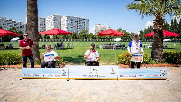 Para okçu Abdullah Yorulmaz, Türkiye şampiyonu oldu