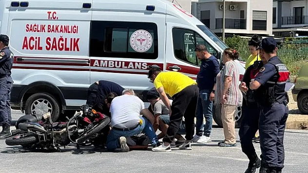 Kuşadası'nda motosiklet kazası