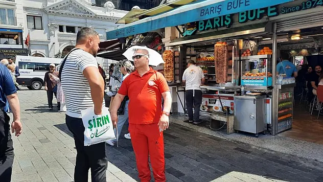 İstanbul'da sıcak hava bunalttı