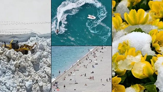 Ülkenin yarısı kışı yarısı yazı yaşıyor