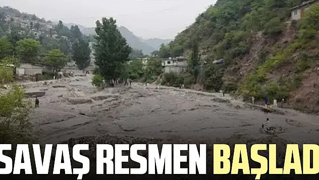 SAVAŞ RESMEN BAŞLADI