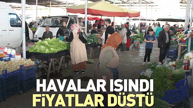 Havalar ısındı fiyatlar düştü