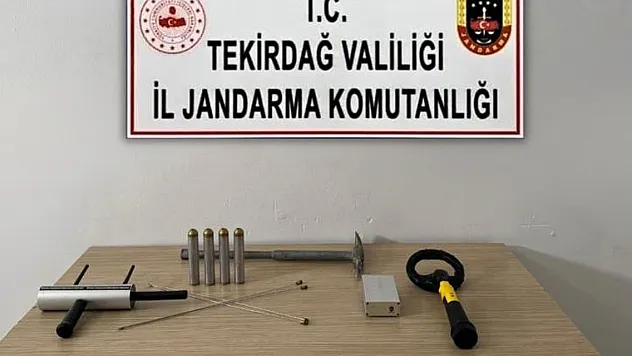 Kaçak kazıya jandarma baskını