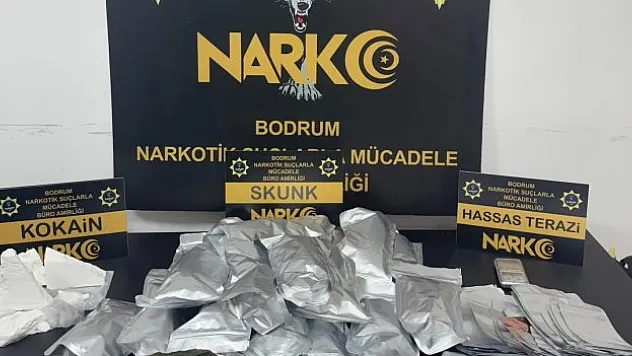 Bodrum'da zehir taciri operasyonu