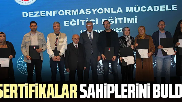 Sertifikalar sahiplerini buldu