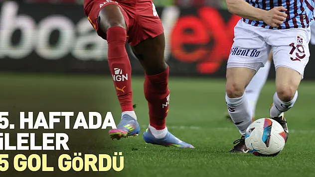 35. haftada fileler 25 gol gördü
