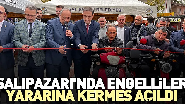 Engelliler yararına kermes düzenlendi
