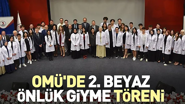 OMÜ'de 2. Beyaz Önlük Giyme Töreni